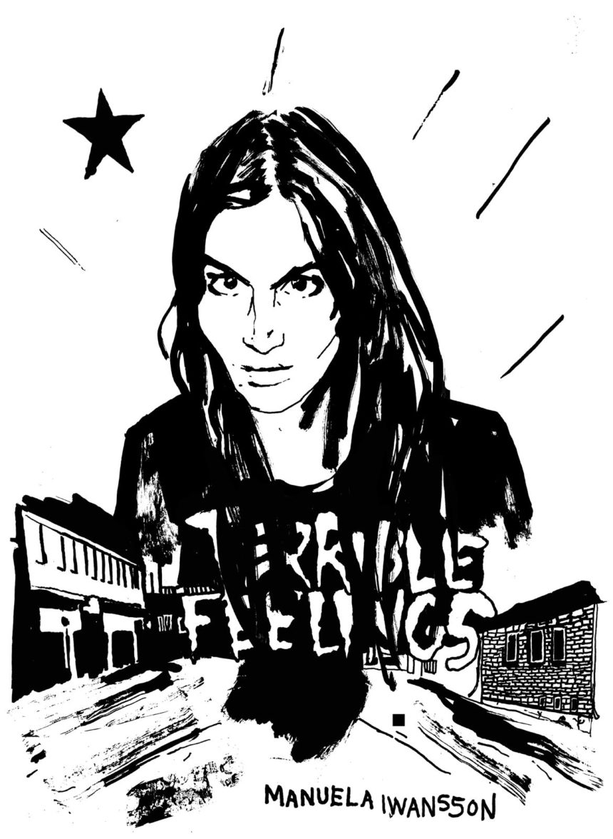 Ink portrait of Manuela