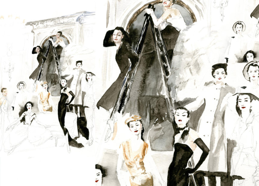 Illustration de l'atelier de Dior