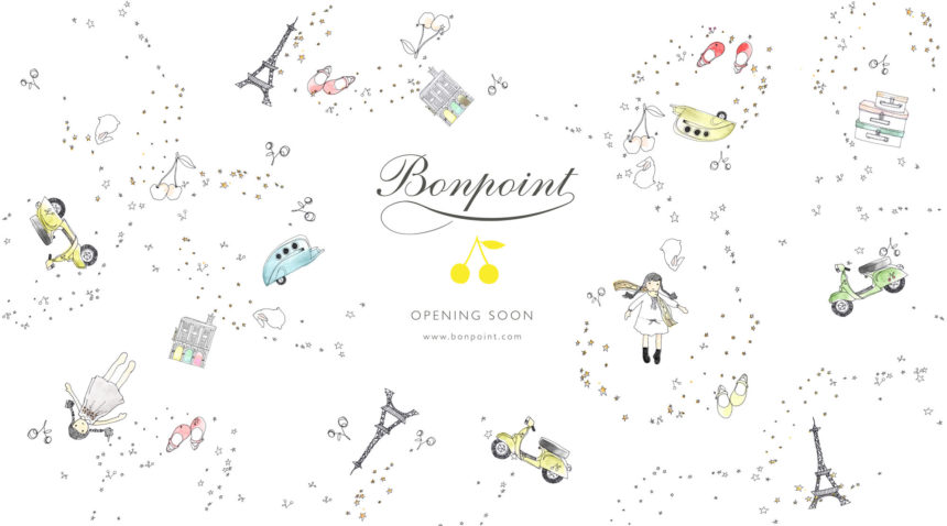 Composition d'illustrations pour Bonpoint.