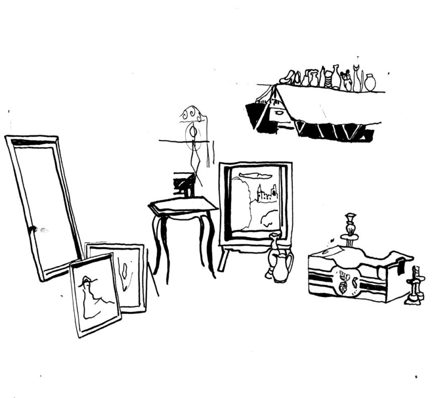 Illustrator Stina Johnson, Paris pattern