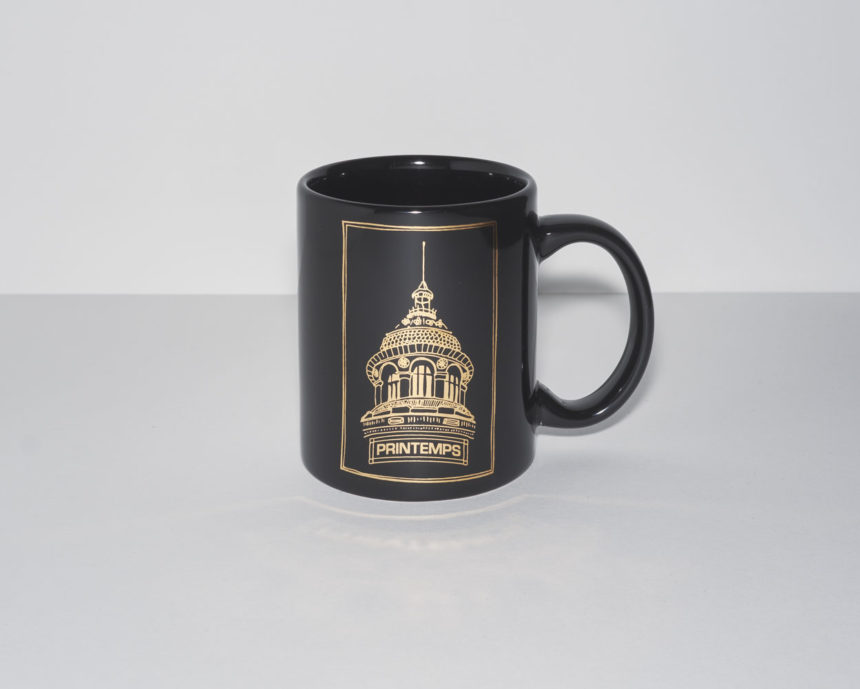 Mug with illustration of the Printemps coupole