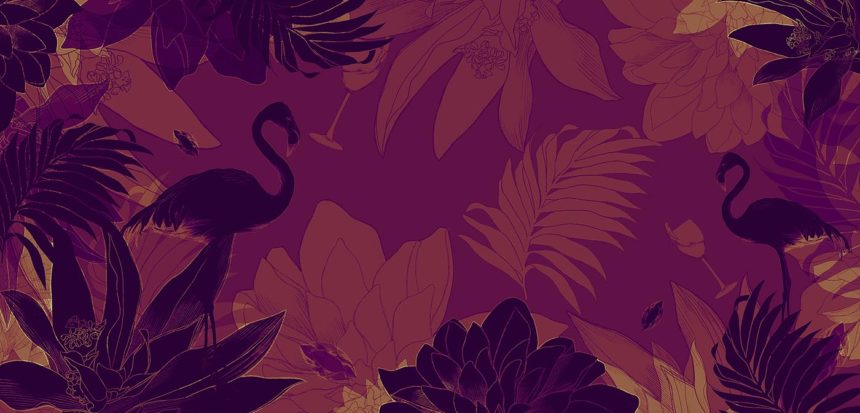 Fashion illustrator Spiros Halaris pattern