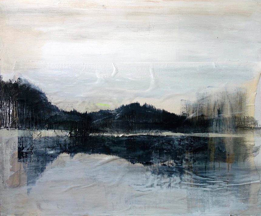 Illustrator Stina Johnson oil pastel painting