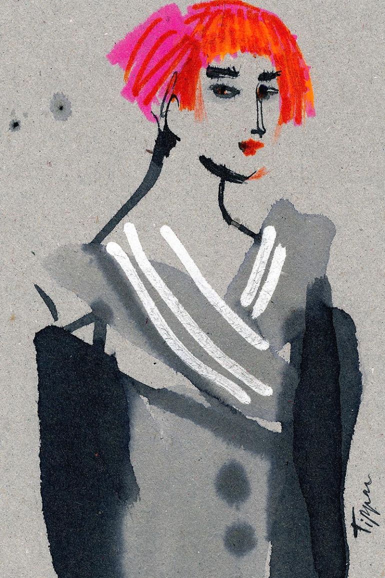 Fashion illustrator Tippan Norden