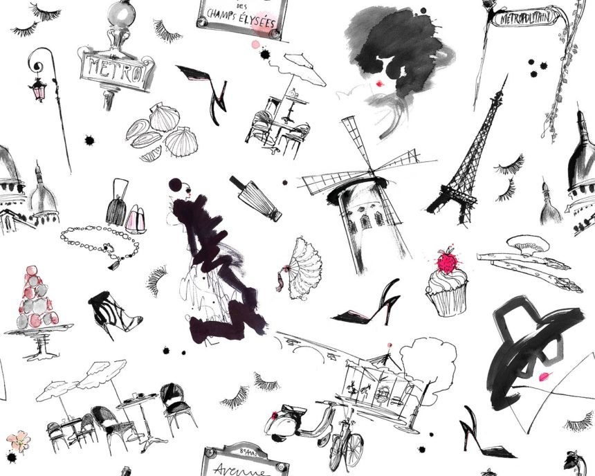 Fashion illustrator Lovisa Burfitt for Hemtex, Paris Please