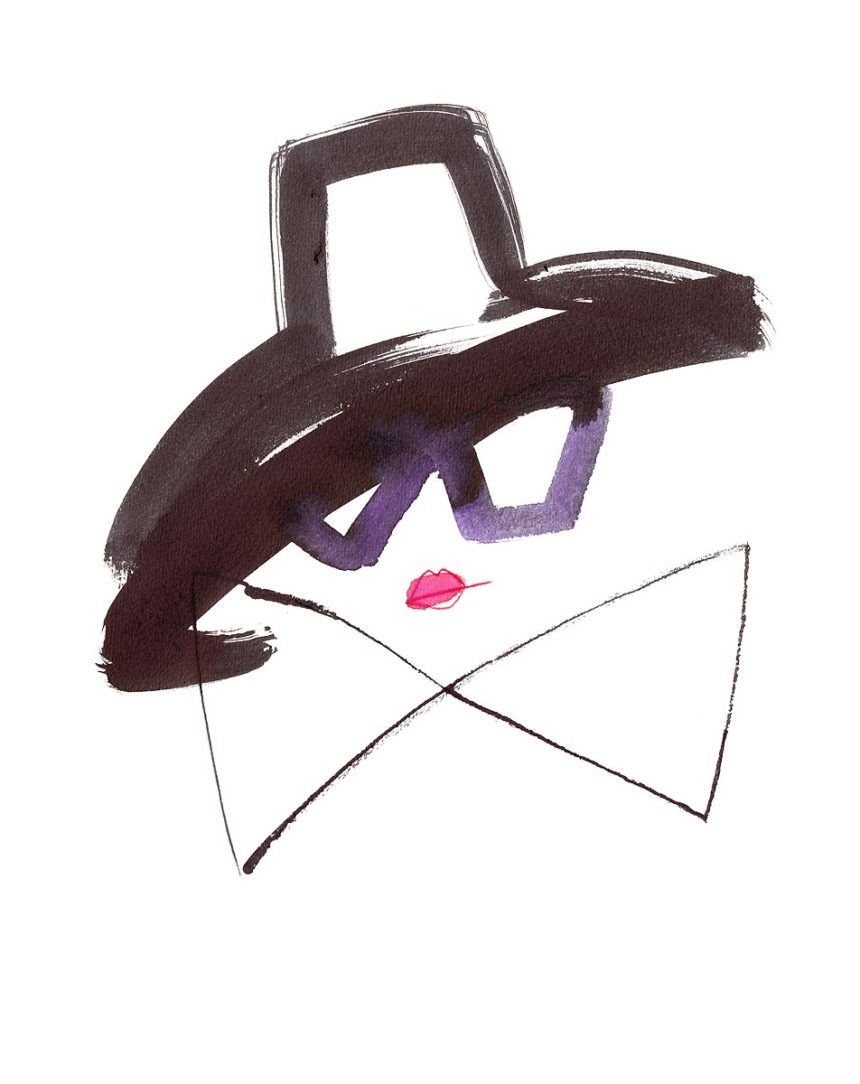 Fashion illustrator Lovisa Burfitt for Hemtex, Paris Please