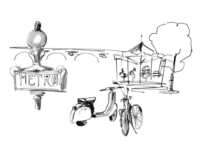 Fashion illustrator Lovisa Burfitt for Hemtex, Paris Please