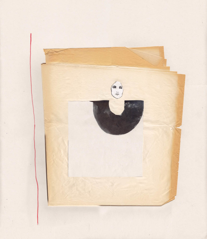 Cut out illustration, David Koma, ShowStudio 2017.