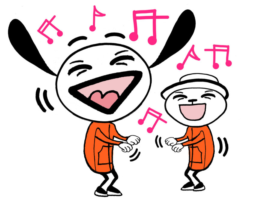 Illustration of dancing emoji