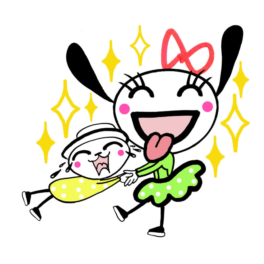 Illustration of happy emoji