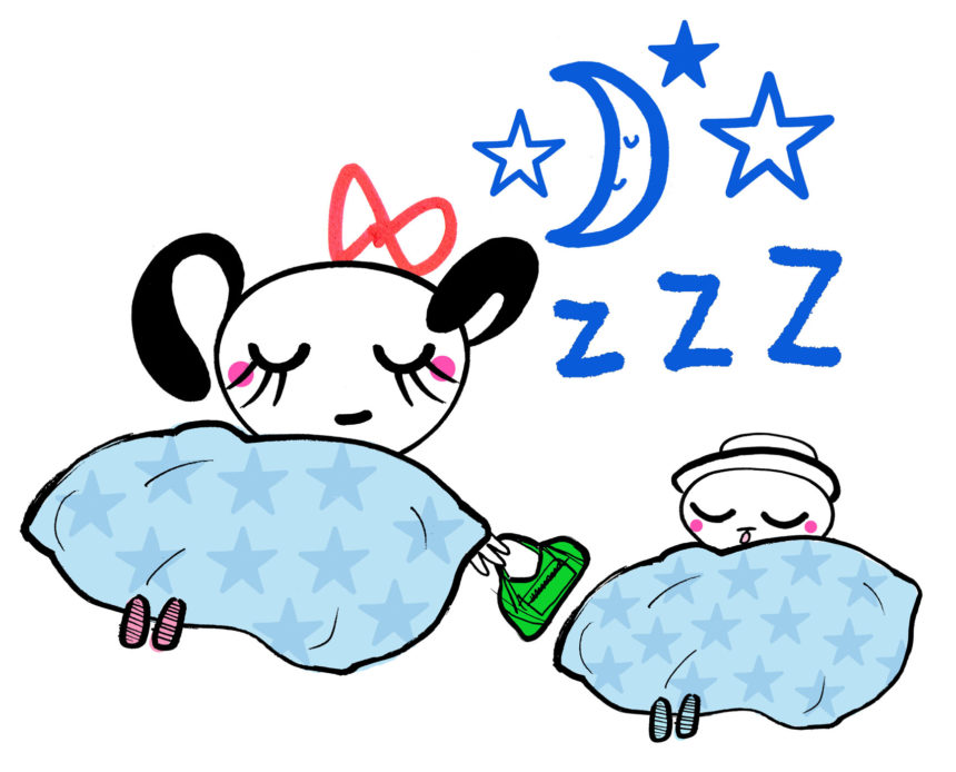 Illustration of sleeping emoji