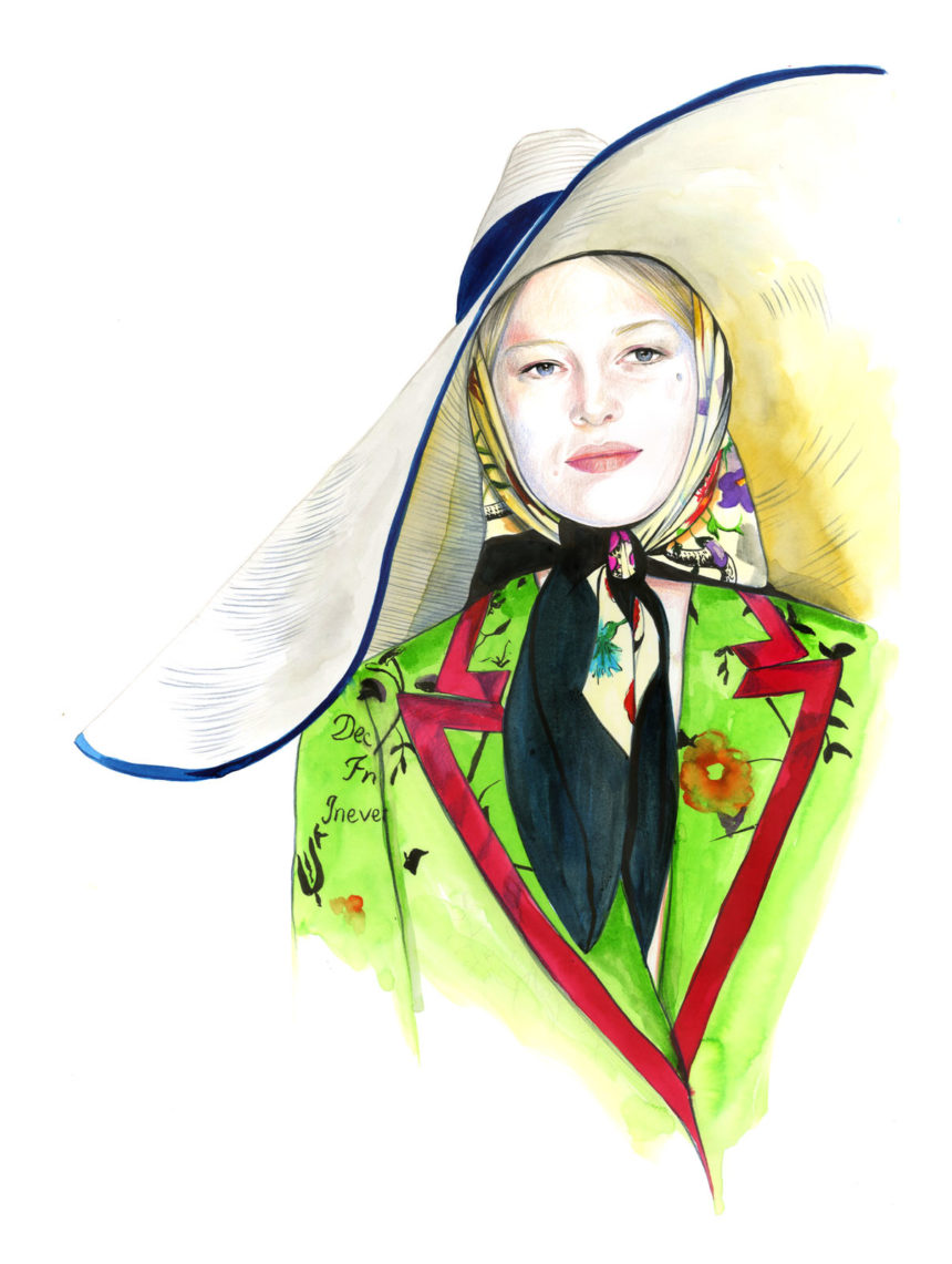 Portrait from the Gucci FW17 show