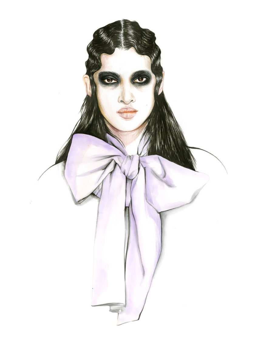 Portrait from the Marc Jacobs FW16 show