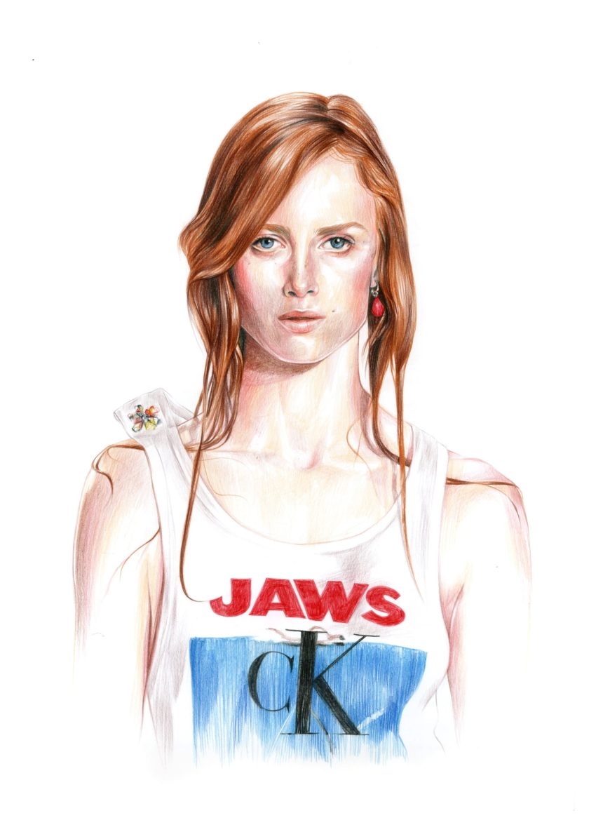 Portrait from the Calvin Klein SS2019 show