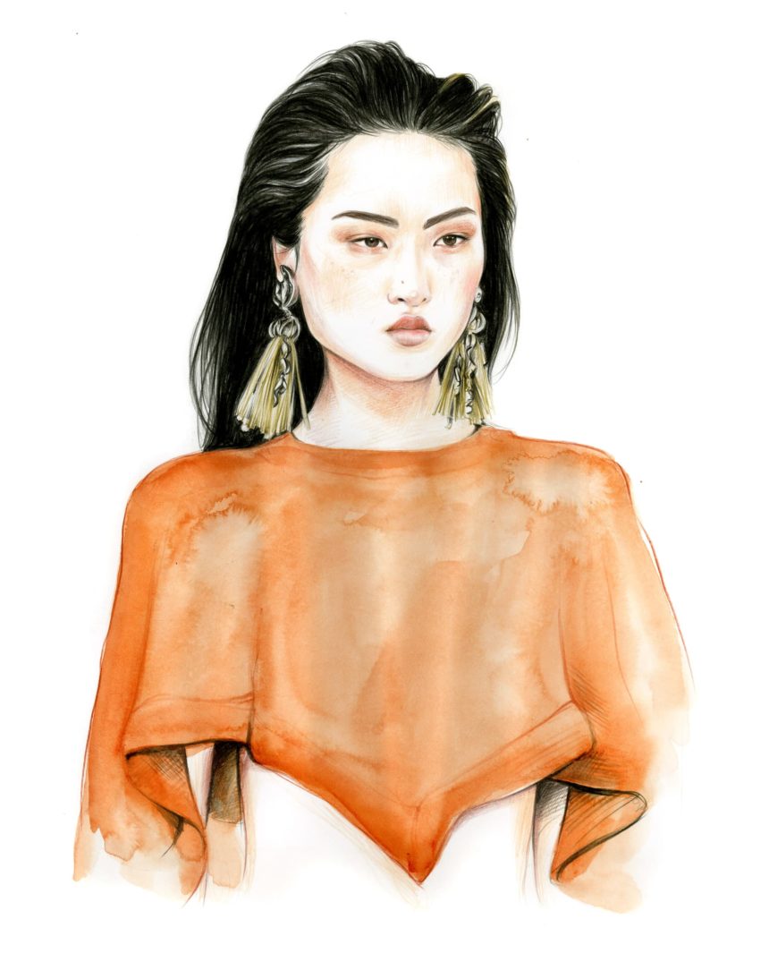 Portrait from the Chloé SS2019 show