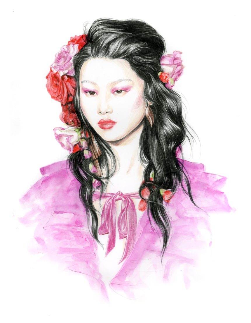 Portrait from the Rodarte SS2019 show