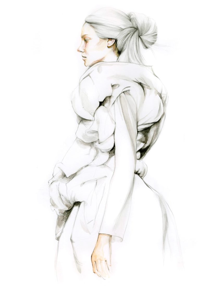 Portrait from the Comme des Garçons SS2019 show