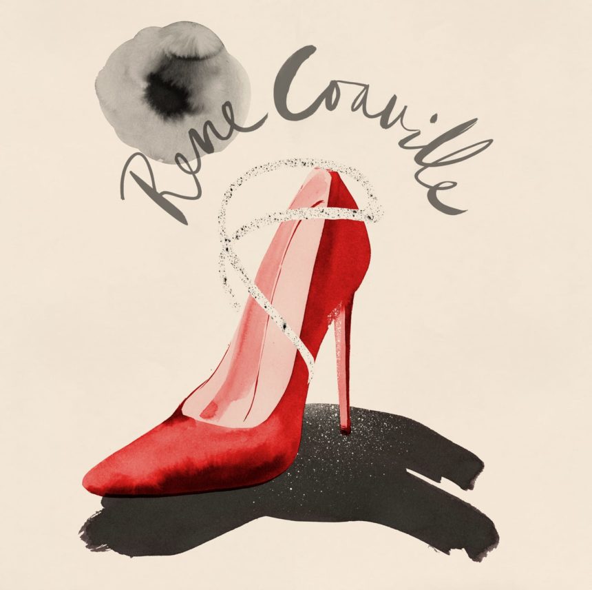 Illustration of red high-heel shoes