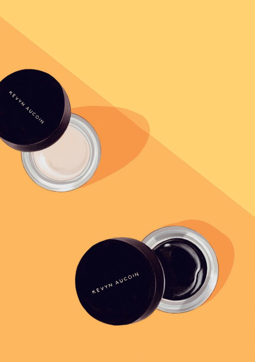 Digital illustration of Aucoin products