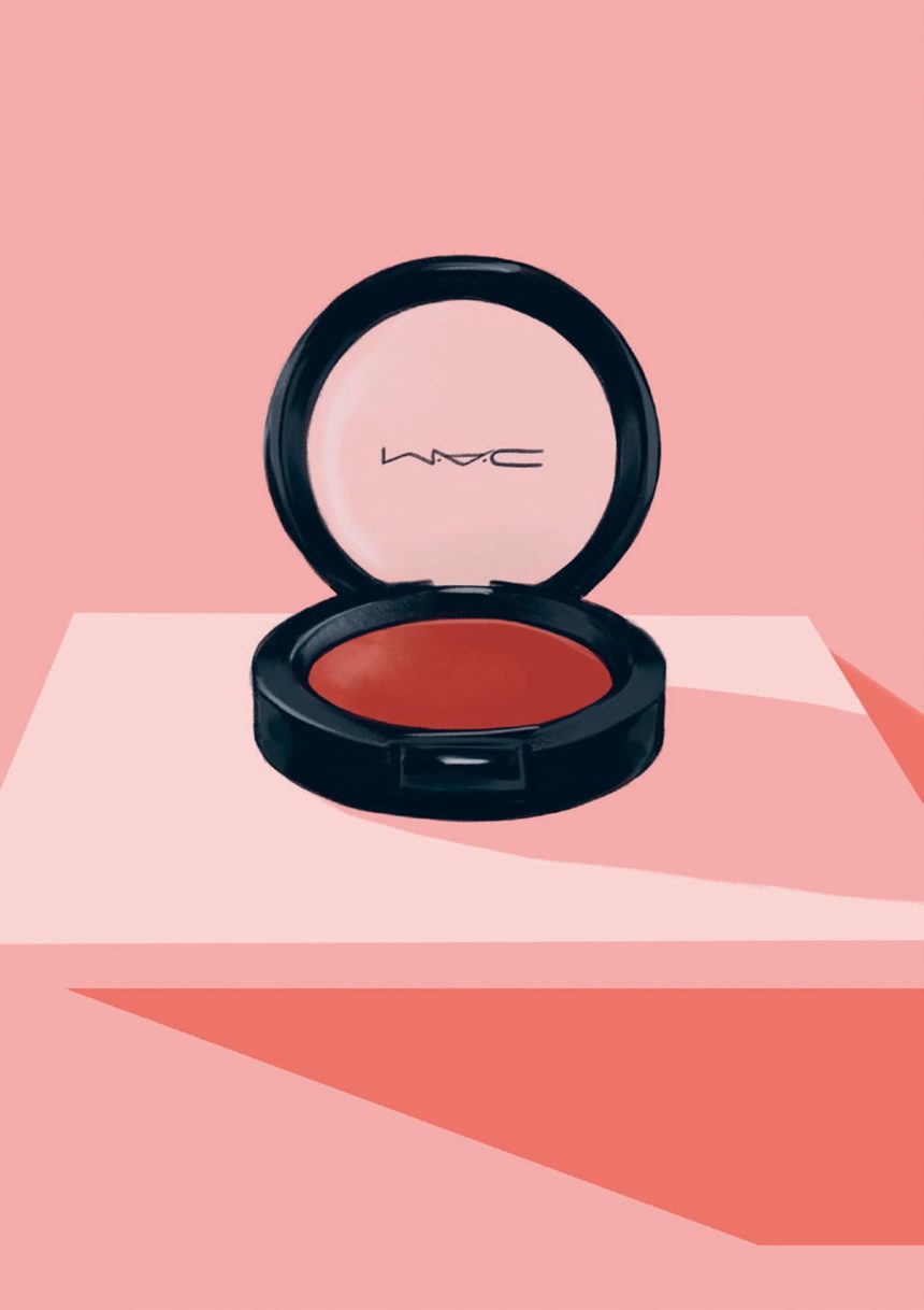 Digital illustration of a Mac make-up