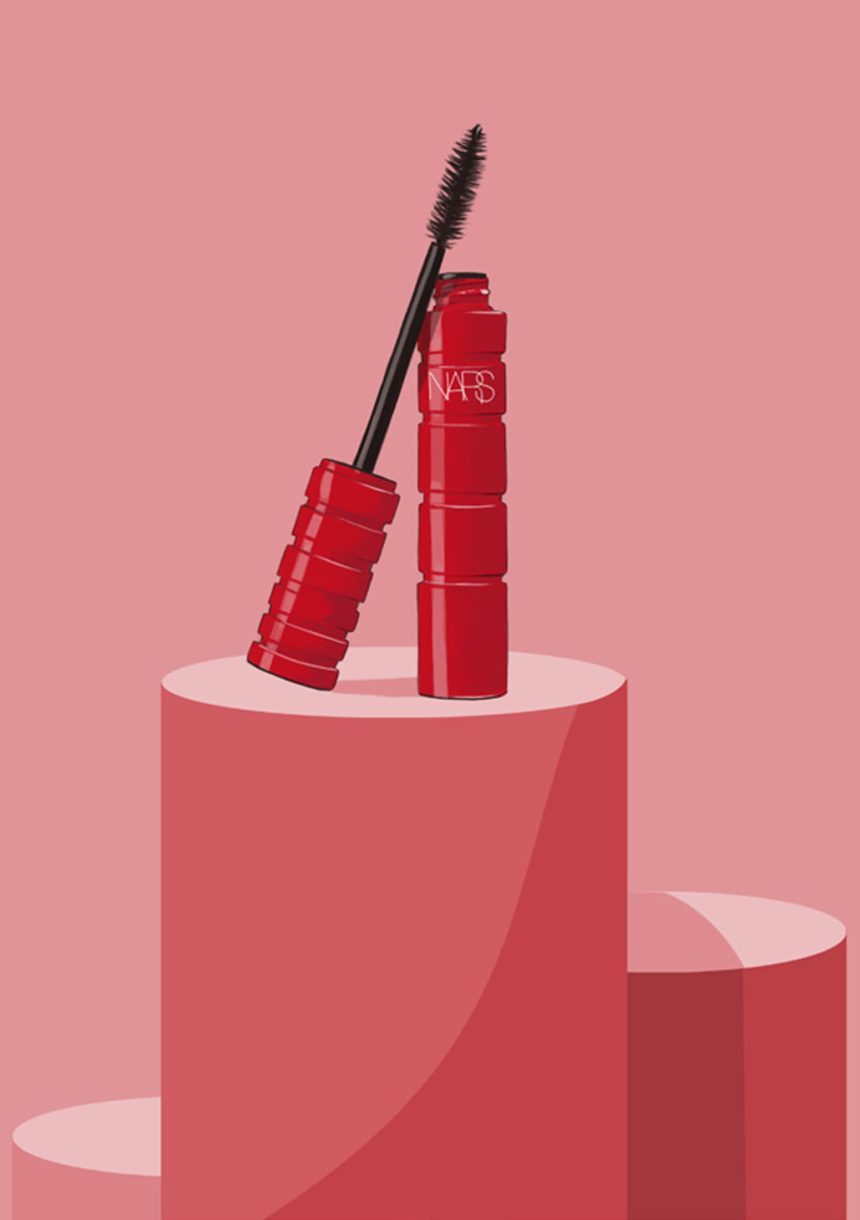 Digital illustration of a Nars mascara