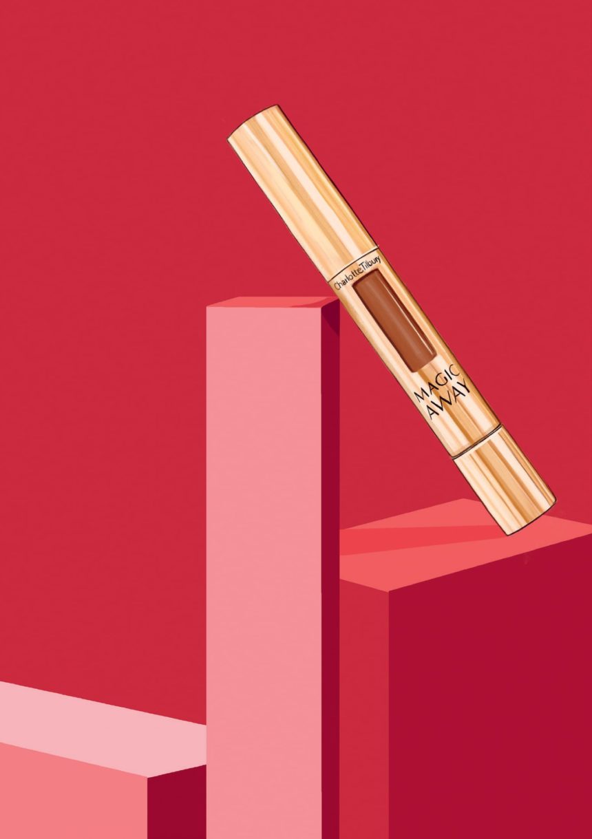 Digital illustration of a Tilbury mascara